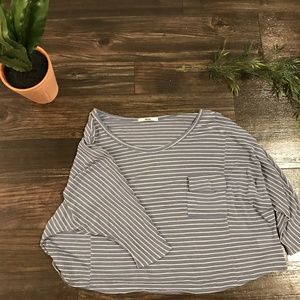 Striped crop top